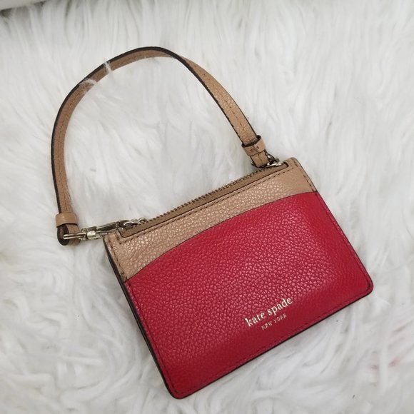 Kate Spade hot chili margaux Card Holder Wristlet - Picture 2 of 4